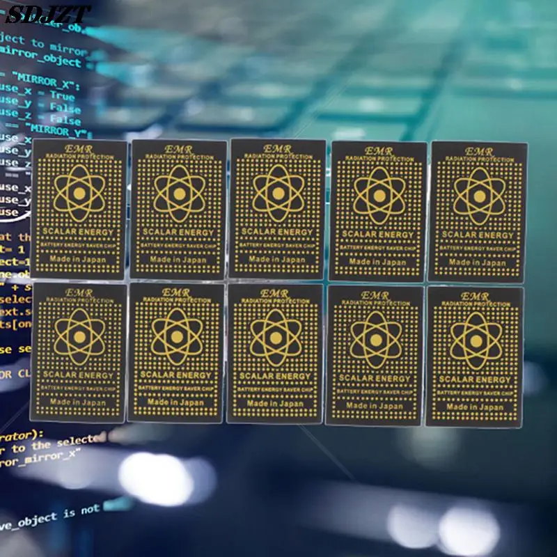 10 Uds EMR energía escalar teléfono pegatina anti chip de radiación escudo mantener la salud