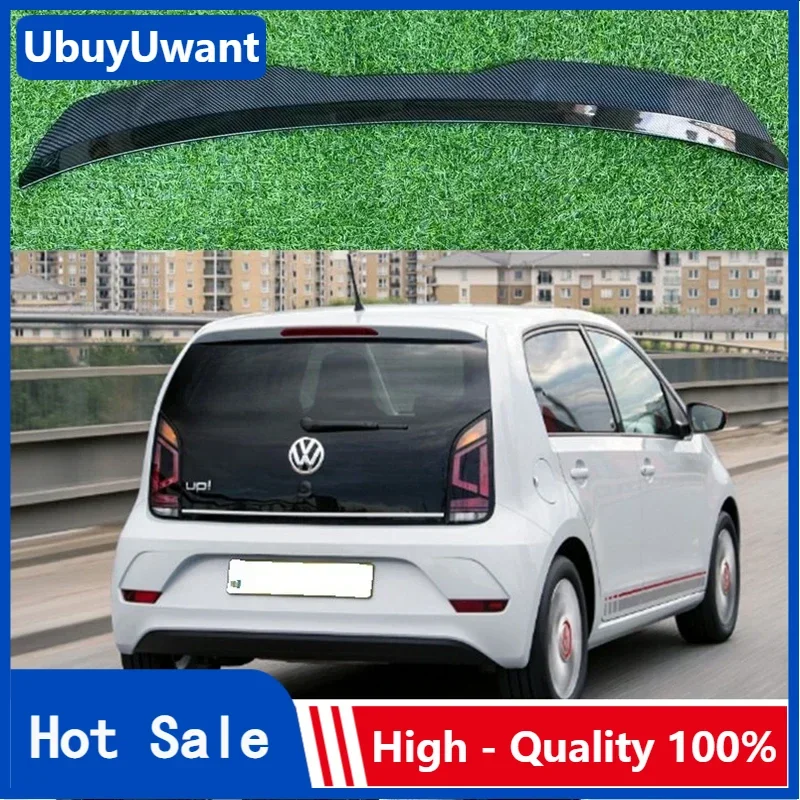 Roof Spoiler Fit For Volkswagen UP e-UP R-Line High Quality ABS Material Glossy Black Car Rear Wing Accessories Body Kit