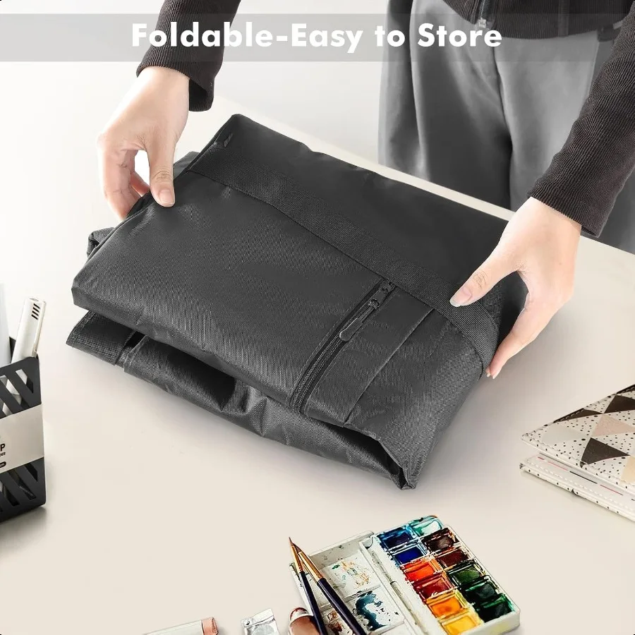 Premium Art Portfolio Case 24 x 36 Soft Sided Foldable Waterproof Tear Resistant Artwork Photography Sketch LCD Monitor Solar P