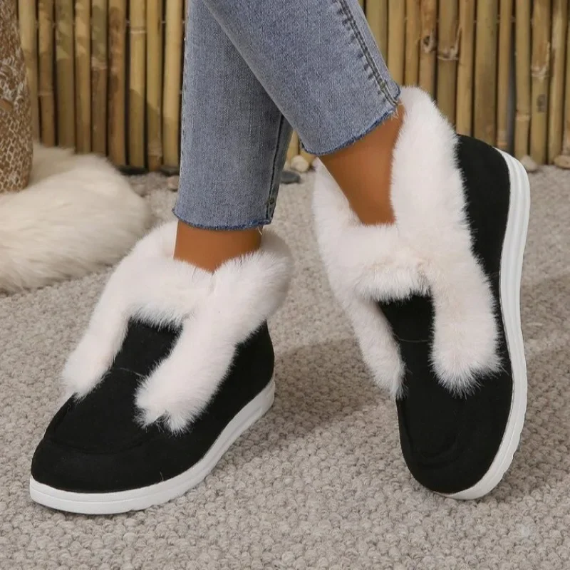 2024 Women Winter Boots Thickening Plush Warm Snow Boots Cotton Shoes for Women Boots Plus Size Winter Shoes Botines Botas Mujer