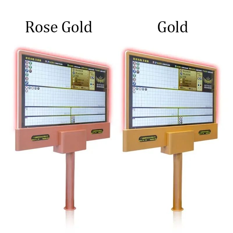 

NEW Casino Gaming Double-Sided Monitor With Led Light Strip Baccarat Ultra-Thin HD Double-Sided Display