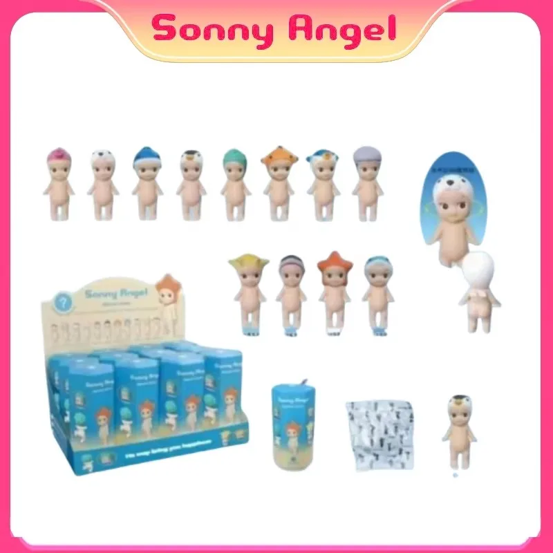 Nieuwe Sonny Angel Blind Box Party Ocean Series Blind Box Auto Decoratie Cupido Hand Mode Pop Verjaardagscadeau Speelgoed Kerstcadeaus