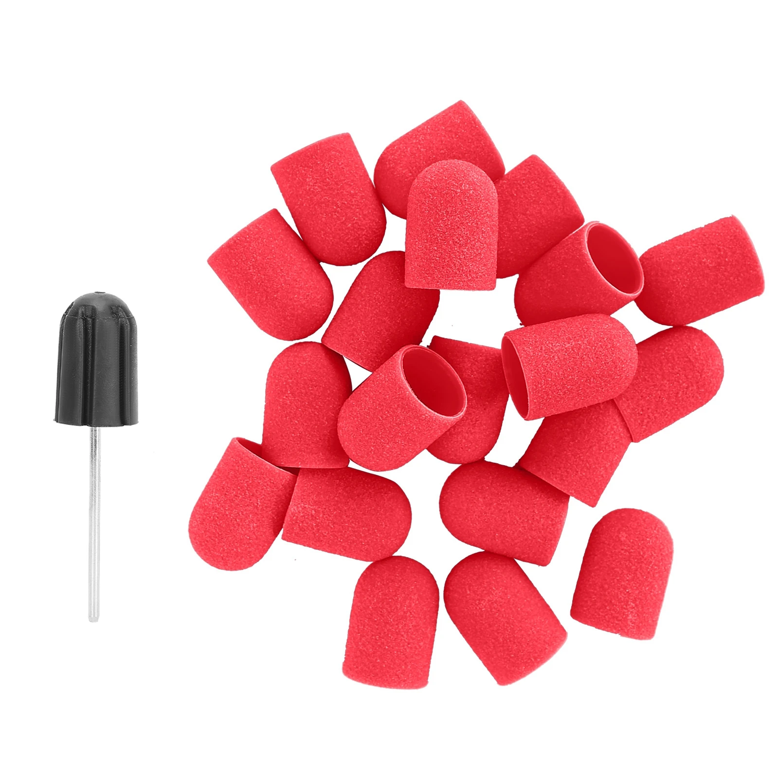 ZK40 Nail Art capuchon de ponçage forets à ongles polissage meulage bandes de ponçage ensemble