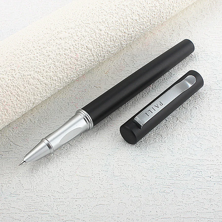 Matte Black 5002 Fountain Pen Luxury Quality 0.38MM Nib Calligraphy Writing Pen Stationery Business Office School Supplies