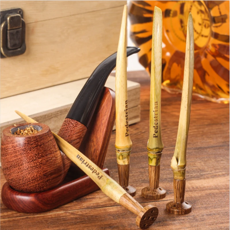 Bamboo Tobacco Pipe Presser Pressing Rod Tobacco Pipe Cleaner Smoking Pipe Presser Pipe Press Rod Tobacco Pipe Cleaning Tool