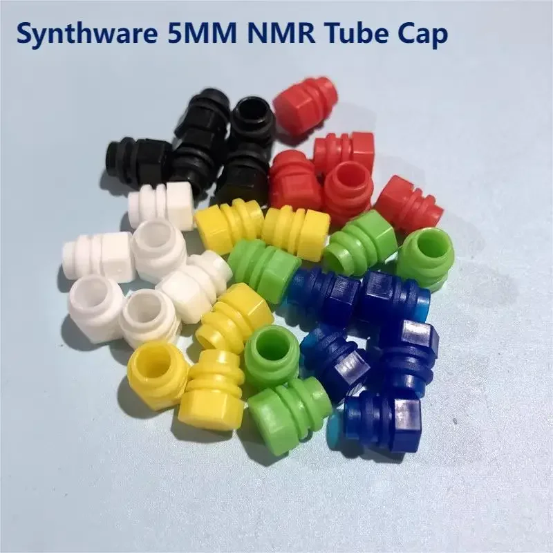 Synthware 5MM NMR Tube Cap for NMR Tube 50pcs Different Colors Green Red Yellow Purple Blue Orange