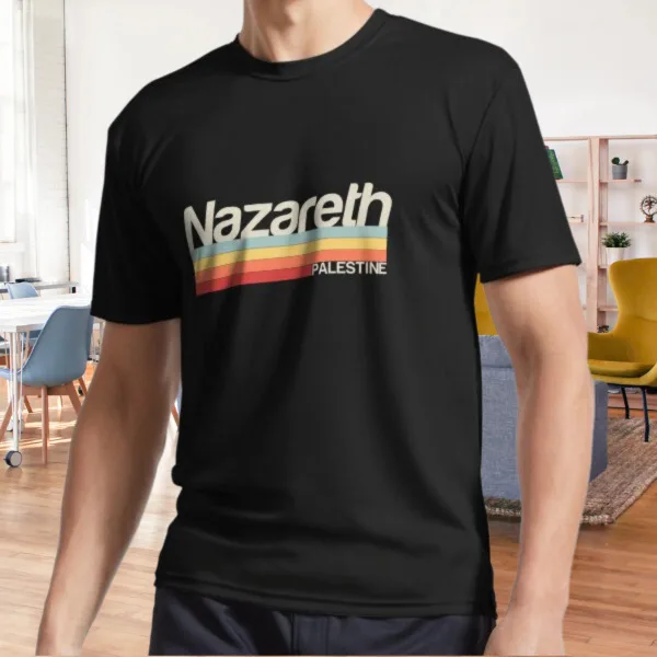 New Best Nazareth citie Active T-Shirt Funny Logo Tee Men's T-Shirt Size S to XL