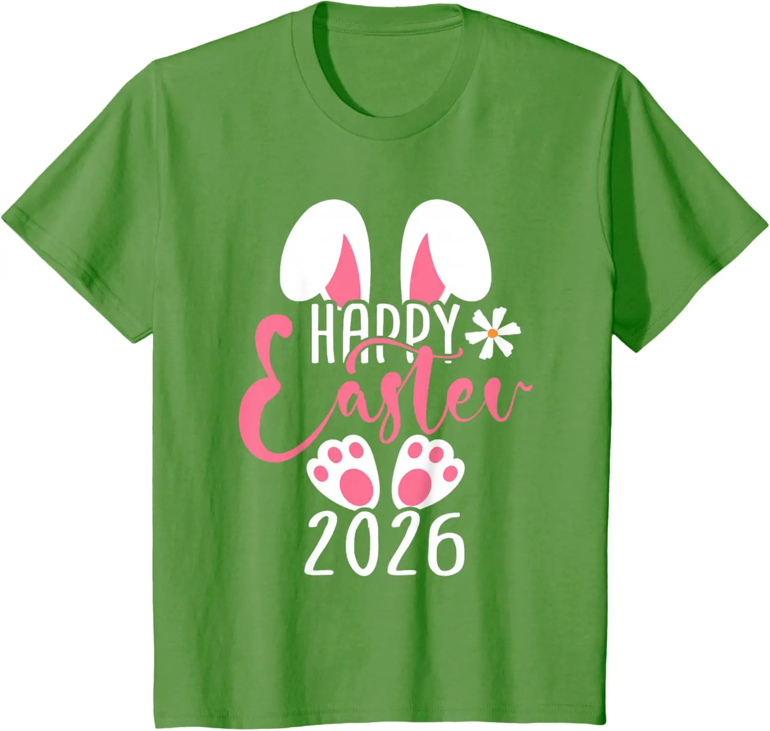 Frohe Ostern 2026 Häschen Osterei Damen Mädchen Kinder Kleinkind T-Shirt Kawayi Lässiges Baumwoll-Kinder-T-Shirt Grafik-T-Shirts