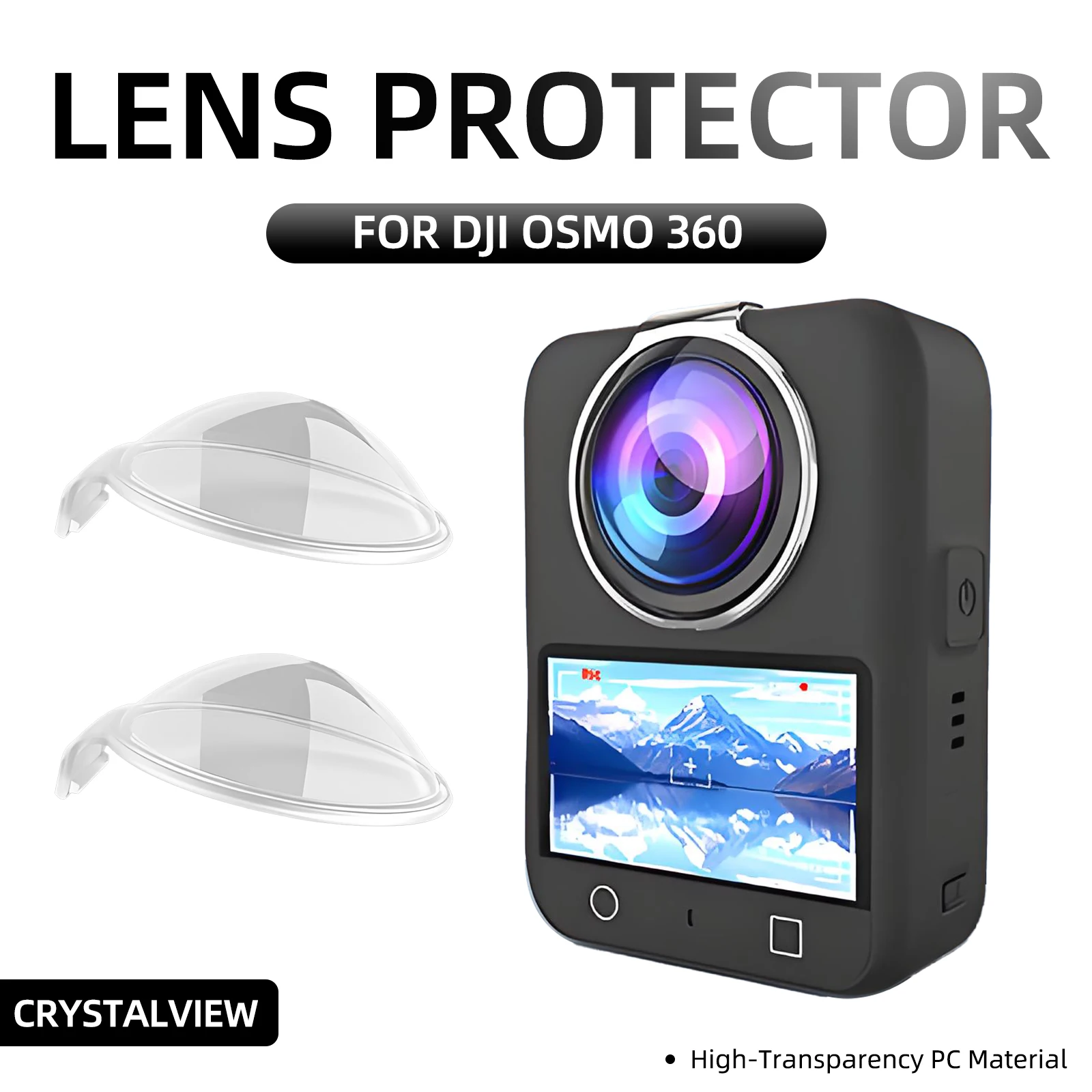 

Lens Guard for DJI Osmo 360, High Transparency PC Material Lens Protector for DJI Osmo 360 Camera Anti-scratch Accessories