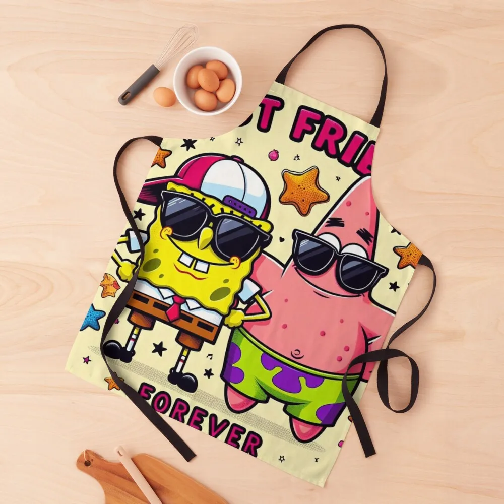 

Best Friends Apron man chef uniform men's barbecue Kitchenware Apron
