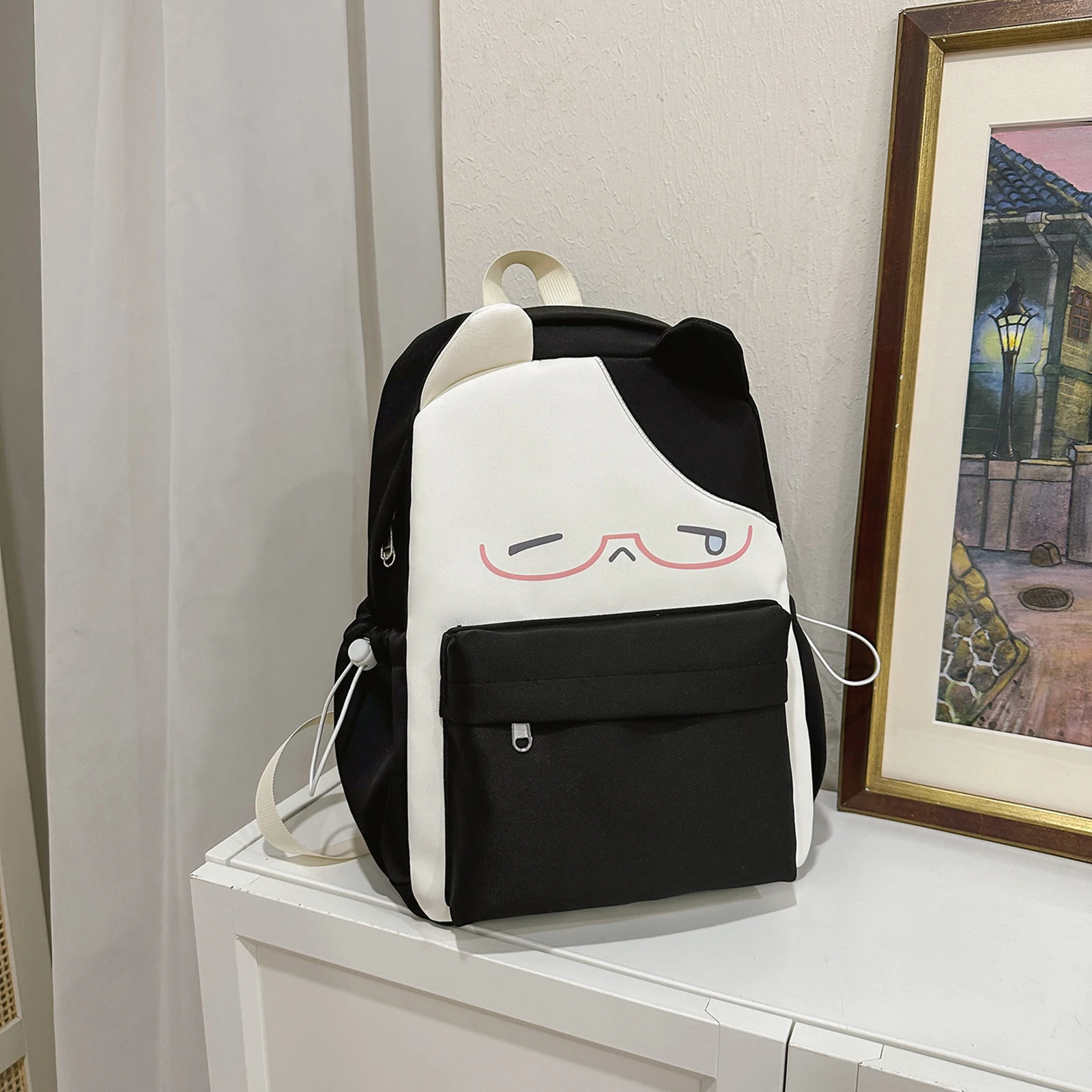 

Women's Japanese Style Backpack Lightweight Waterproof Polyester Bag For Students And Travel