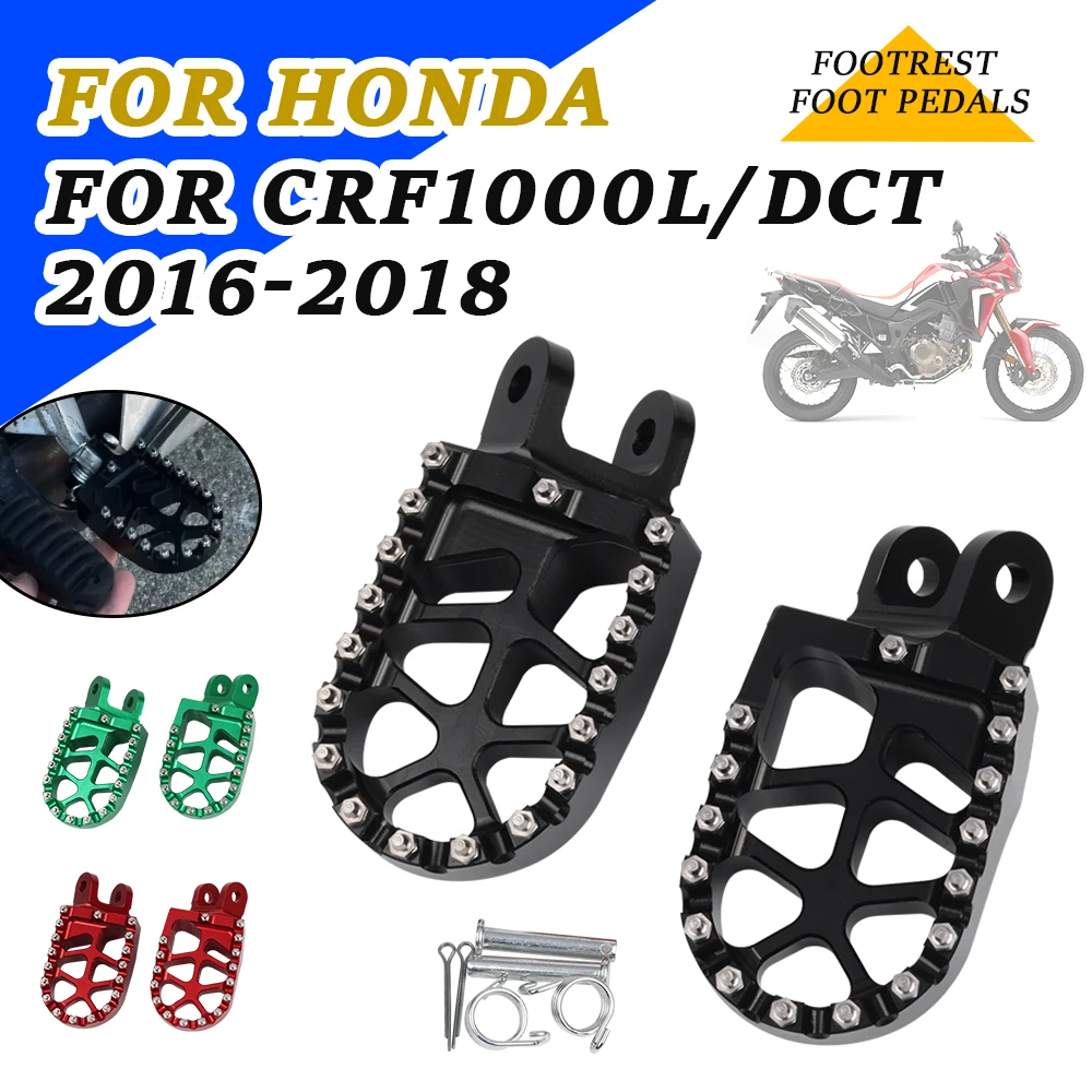 

Motorcycle Accessories Footrest Footpegs Foot Pegs Pedals For HONDA CRF 1000 L CRF 1000L CRF1000 L CRF1000L DCT 2016 2017 2018