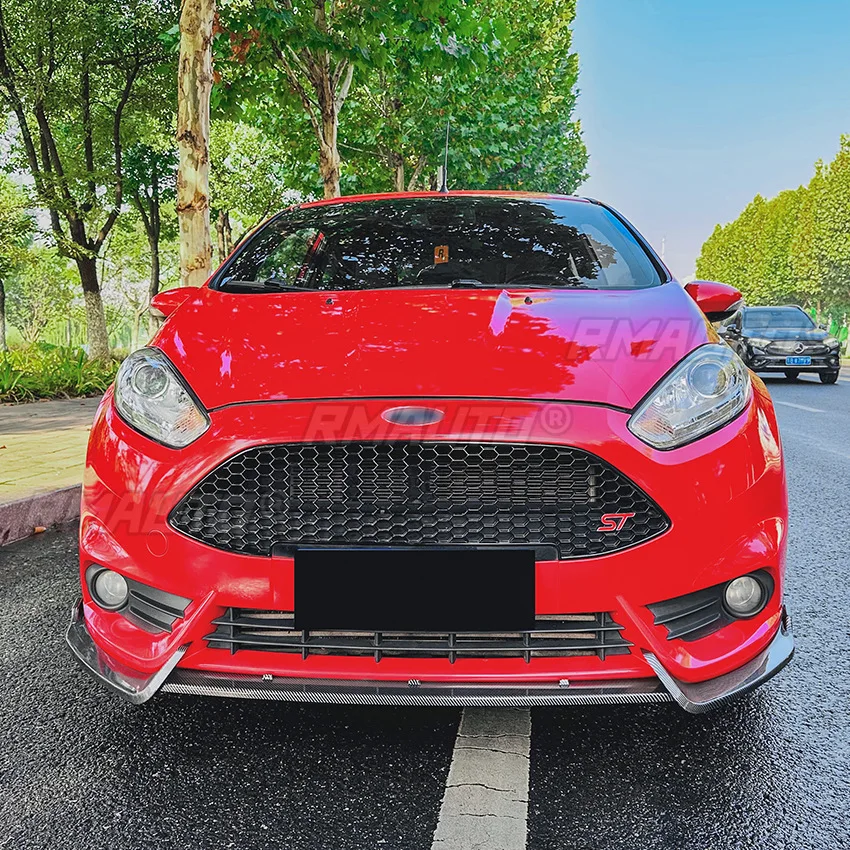 For Ford Fiesta MK6 ST 2012-2017 Body Kit Front Bumper Diffuser Front Bumper Splitter Guard Apron Lip Cover Car Accessories view 3