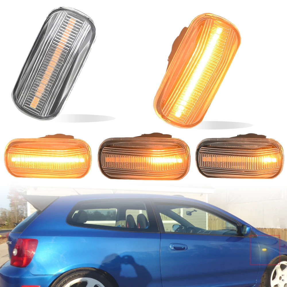 For Honda S2000 AP1 AP2(some modification required) Turn Signal Lamp LED Side Marker Light For Honda Stream1999-2009