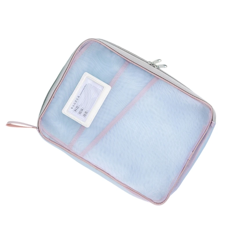 حقيبة ملفات أكاديمية بسحاب، حقيبة تخزين المستندات، حقيبة تنظيم الواجبات المنزلية