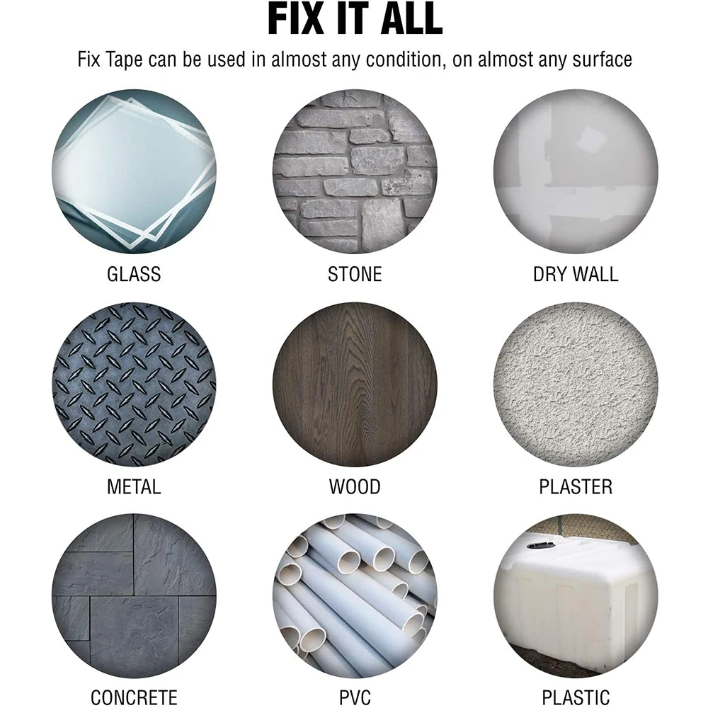 10 سنتيمتر عرض سوبر لاصق قوي سريع الختم والتصحيح تسرب الشريط 1.5 متر شريط لاصق مقاوم للماء لإصلاح حمام السباكة