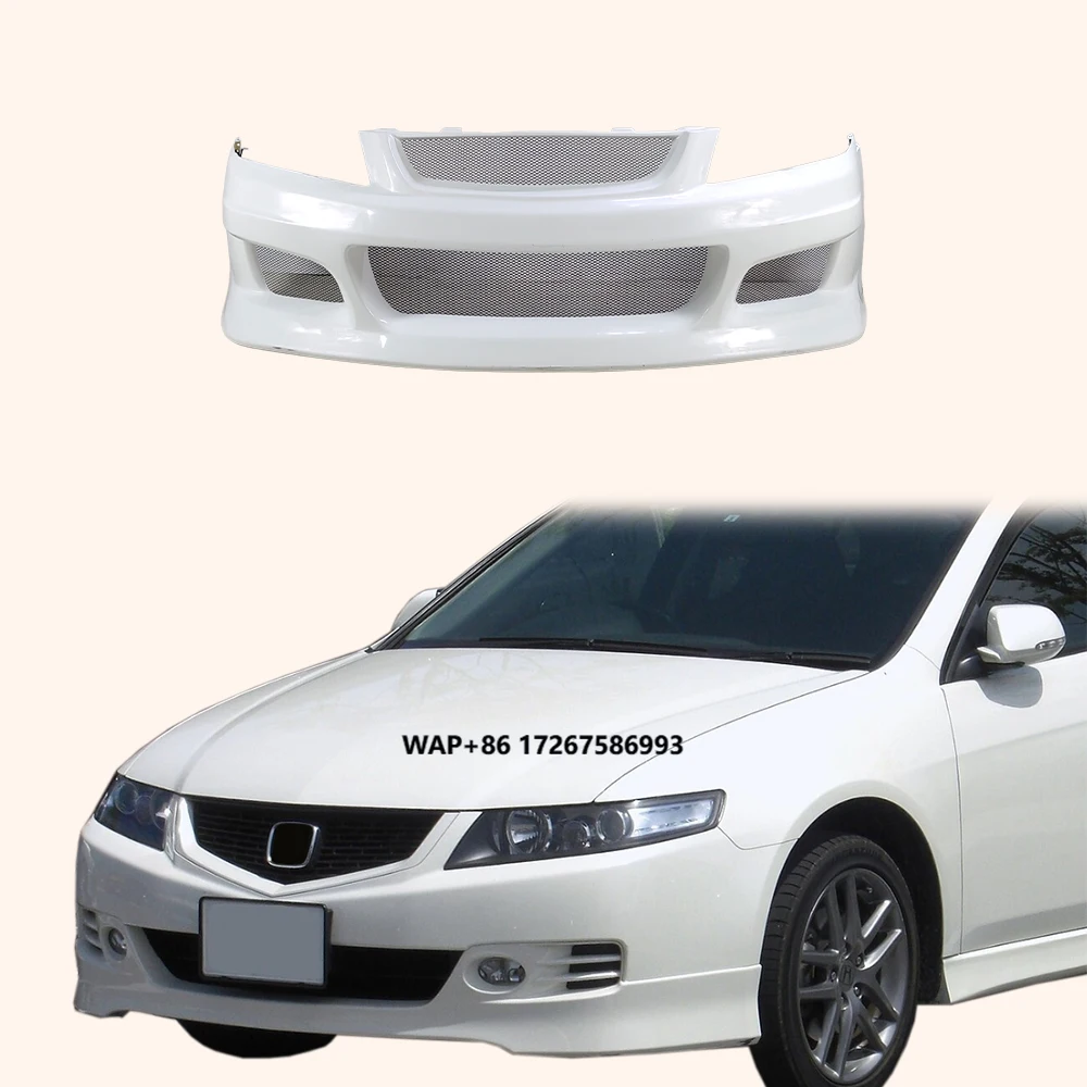 

For Accord CL7 02-08 Sedan Euro R FWD SP Style Fiberglass Front Bumper
