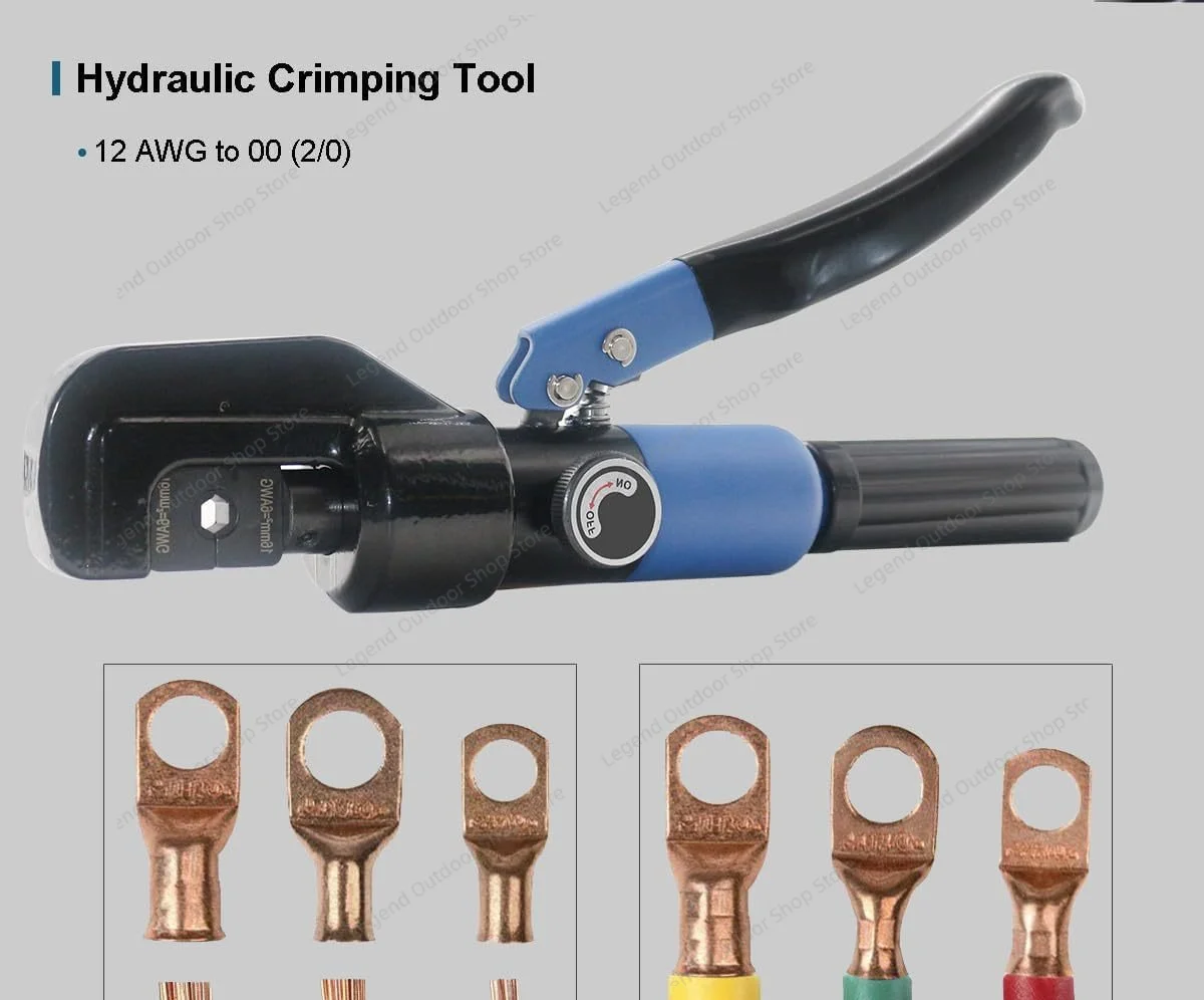 Cross-border hot product integral manual hydraulic pliers YQK70 copper and aluminum nose terminal cable crimping pliers