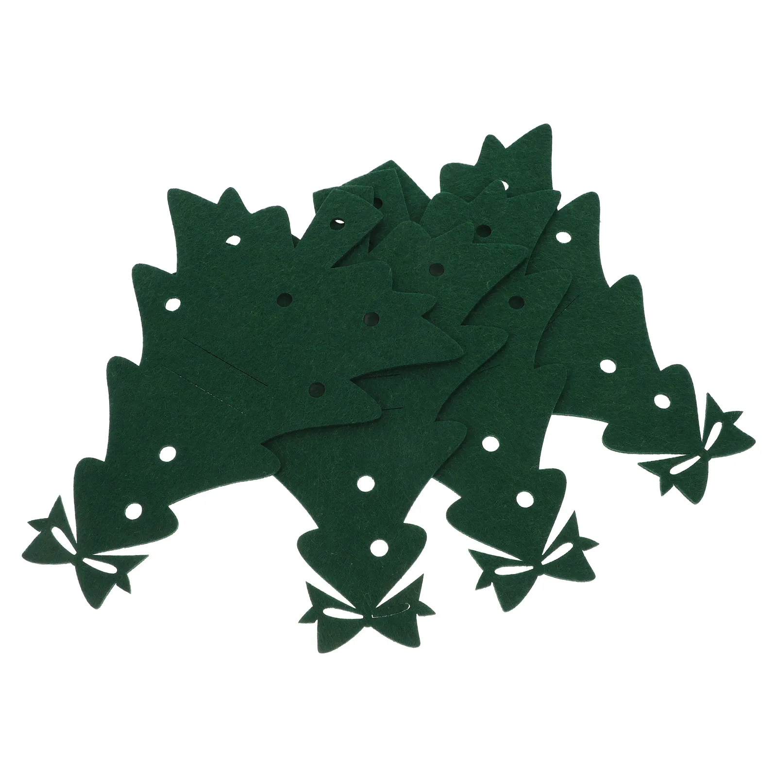 

4Pcs Festive Cutlery Holders Set Christmas Tree Design Fabric Utensil Sleeves for Holiday Tableware Organization Decor