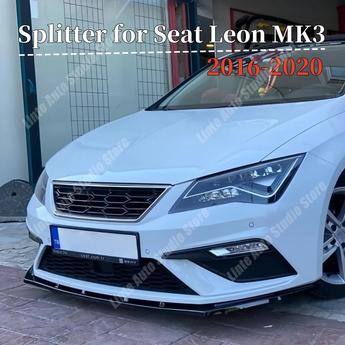 

Для Seat Leon MK3 5F Facelift MK3.5 FR SC Cupra ST TDI TSI 2016-2020 передний бампер, сплиттер, спойлер, защита, комплект кузова