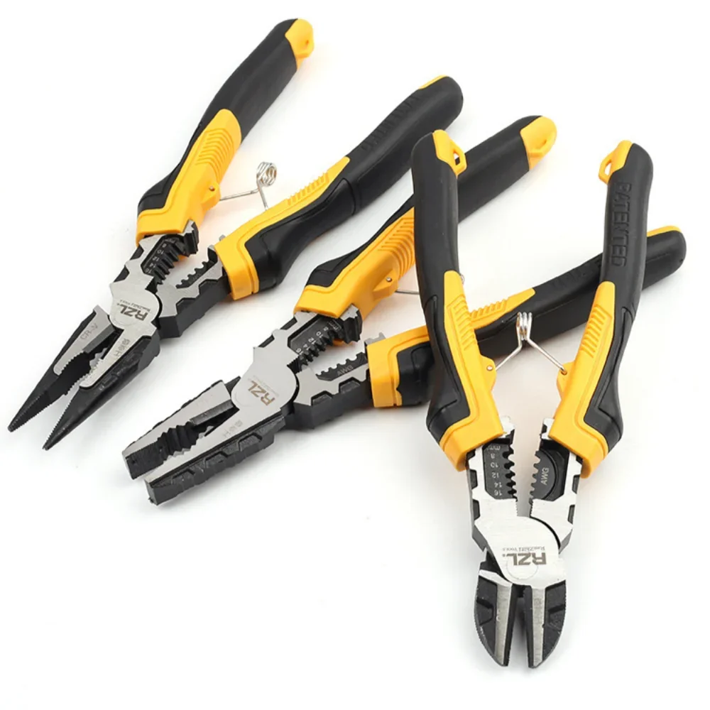 

Anti Slip Pointed Plier Multi Functional Tiger Pliers Maintenance Tool