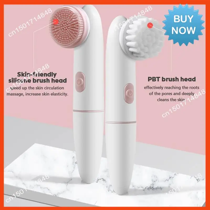 Электрическая силиконовая щетка для очищения лица BISM, уход за кожей, пилинг, удаление черных точек, очищающее средство для пор, массажер для лица, устройство