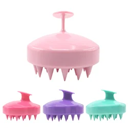 LOHAS Portable Hair Brush Slicone Shampoo Brushes Hair Massage Comb Dry Washing Head Scalp Massager Brush for hair growth