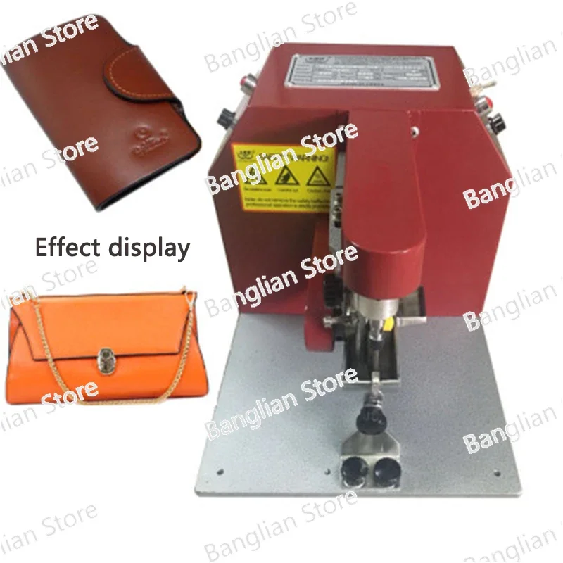 Speed Regulating Unilateral Oil Side Coating Machine Brush Side Oil Machine Leather Goods Leather Bag Belt Oiling Artifact 220V