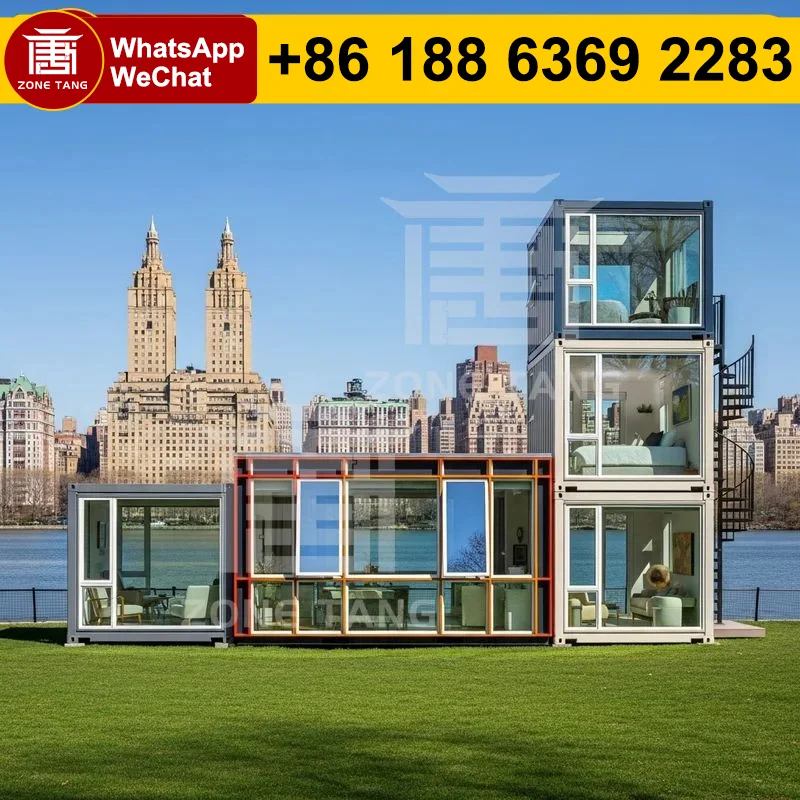 

Waterproof Prefab Houses Economic Manufacturers Flat Pack House Earthquake Resistant Mobile Home Labor Camp Readymade Homes Safe