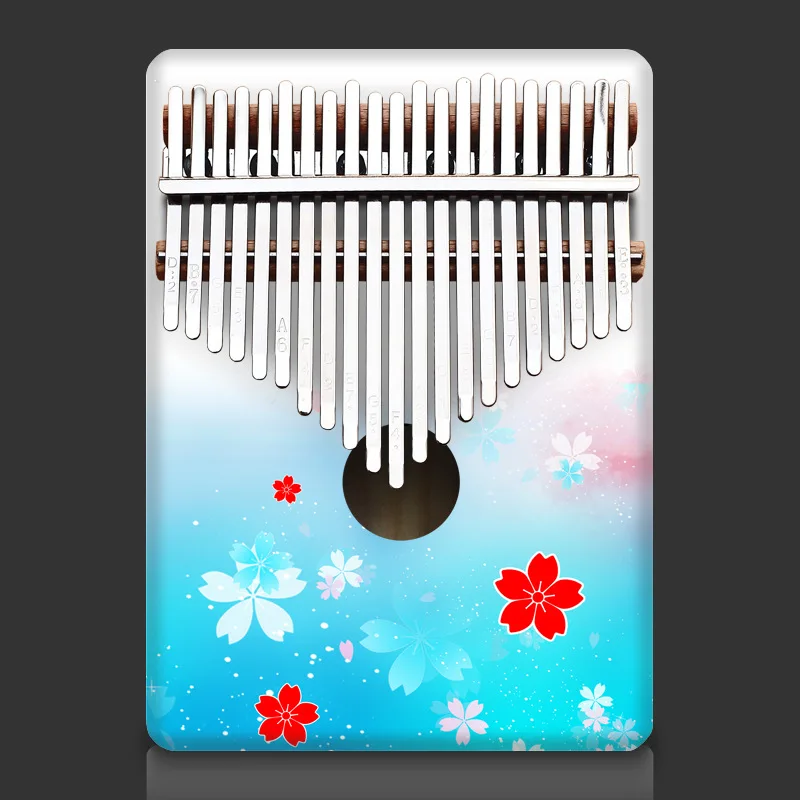 الملونة 21 مفتاح Kalimba الاطفال الكرتون الإبهام البيانو المحمولة لوحة المفاتيح الموسيقية المبتدئين فنجر البيانو الأطفال أفكار هدية