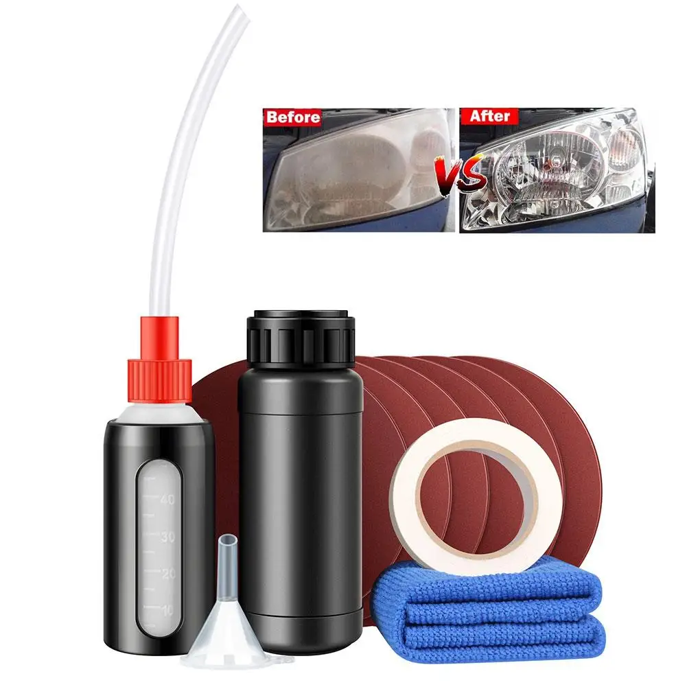 Car Headlight Polishing & Repair Kit - Electric Heater Atomizing Cup For Professional Headlight Restoration Tool