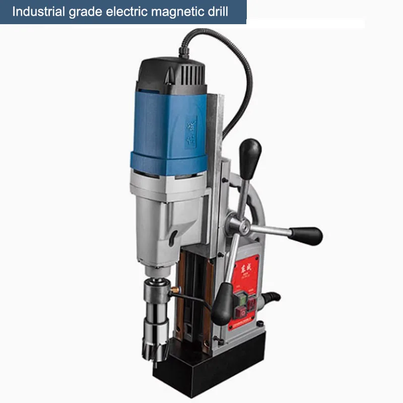 15000N Rig Pengeboran Magnetik Kelas Industri Bor Magnetik Tekan Mesin Rig Pengeboran Bench Mag Listrik untuk Insinyur