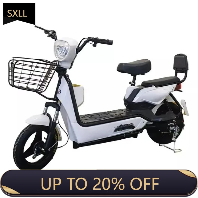 

SXLL Электромобиль для взрослых, 48 В, электрический велосипед, двухколесный велосипед с двойным аккумулятором