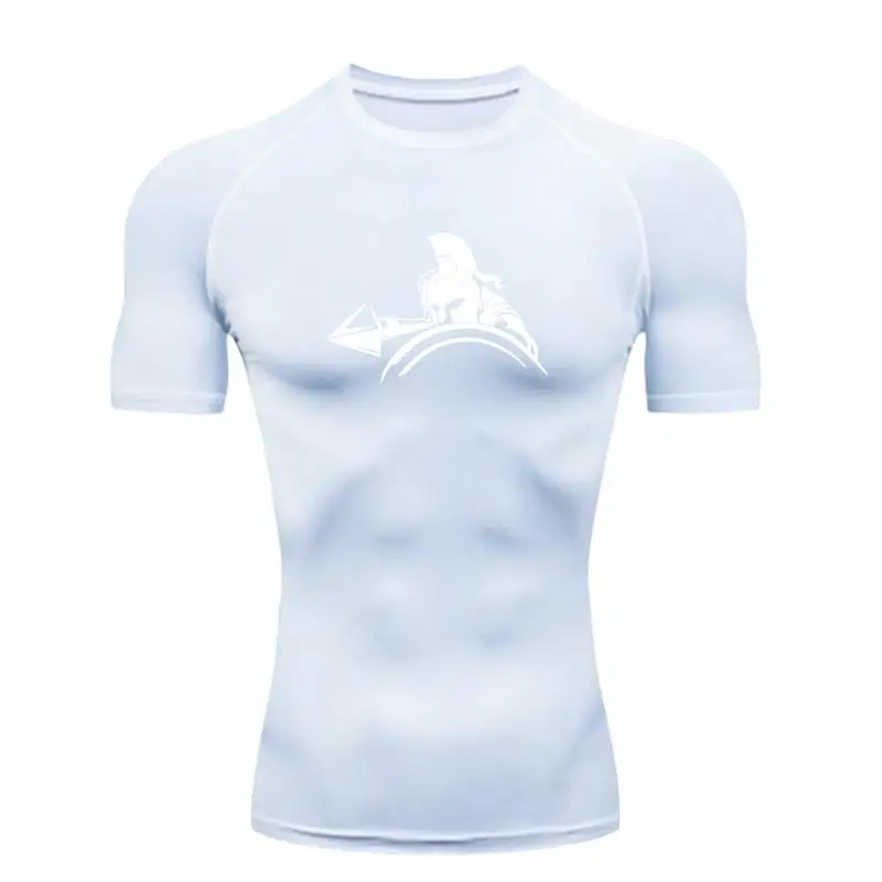 Spartan Warrior 2026 Men's Sports T-shirt Training Fitness Compression Quick Dry Short Sleeve T-Shirt Rashgard Tops