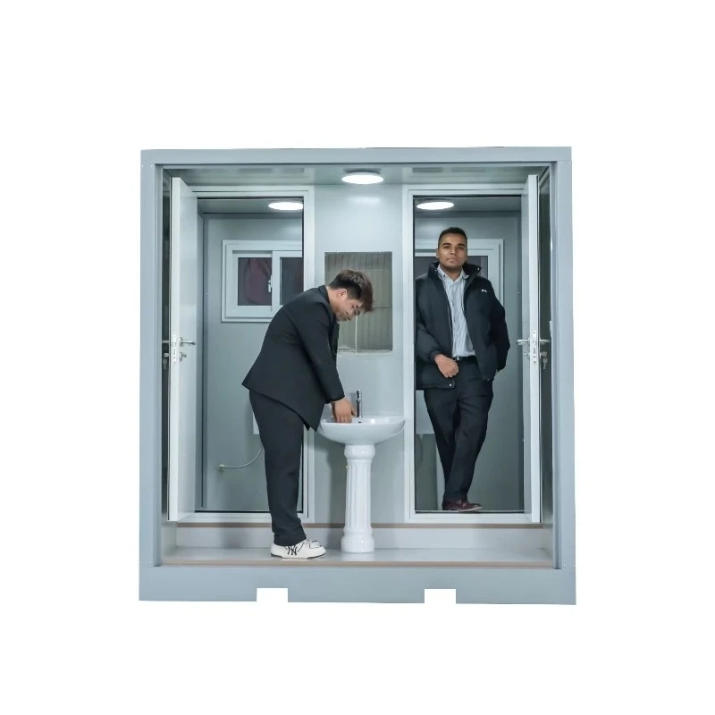 Modern Mobile Public Intelligent Portable Container Toilet-Durable Eco-Friendly Breathable Easy Installation Park Exterior