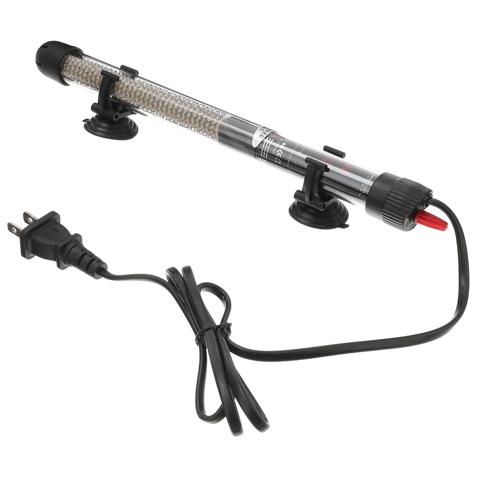 

300W 110V Submersible Aquarium Heating Rod Temperature Control Fish Tank Heater Shatterproof Glass Suction Cups