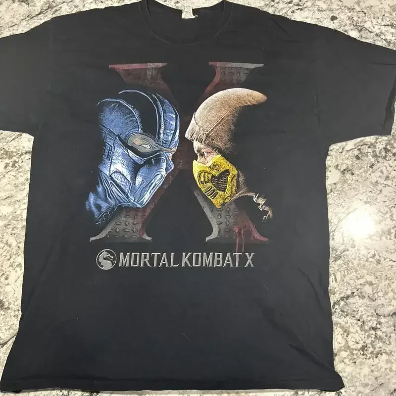 Mortal Kombat X T Shirt XL Black