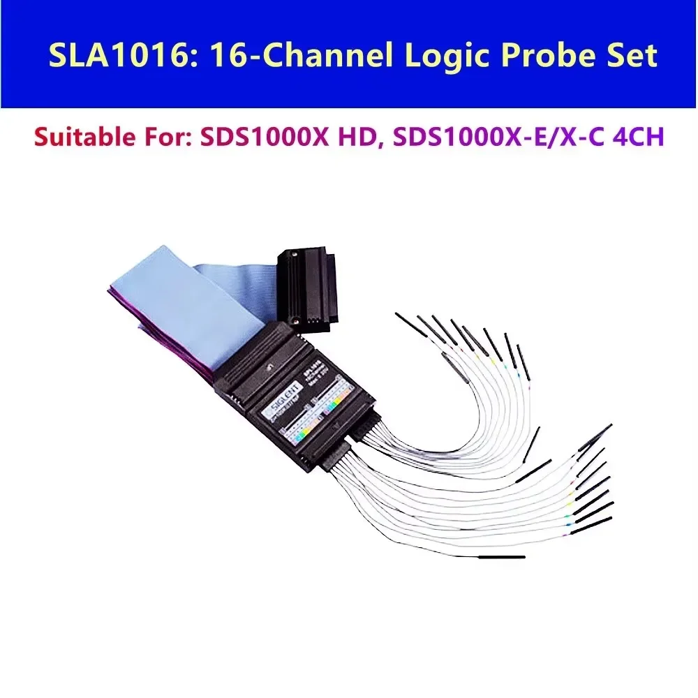 TLF SIGLENT SLA1016 SPL2016 SPL3016 Oscilloscope 16 Channel Logic  Probe Set SDS1000X SDS2000X Oscilloscope Logic Probe