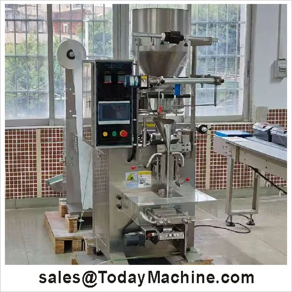 Vertical Powder Packaging Machine Auger Filler Motor Film Small Sachet Pouch Bags Food Spices Flour Coffee Milk Powder