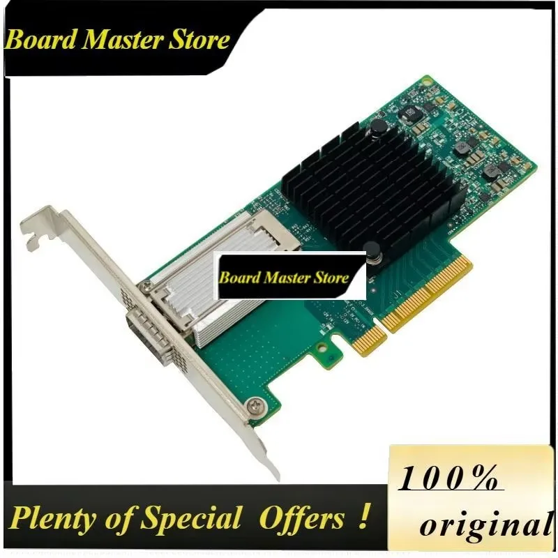BoMaSAlmost New Mellanox Mcx4131a-bcat Connectx-4 Lx En Network Interface Card, 40gbe Single-port Qsfp28, Pcie3.0 X8