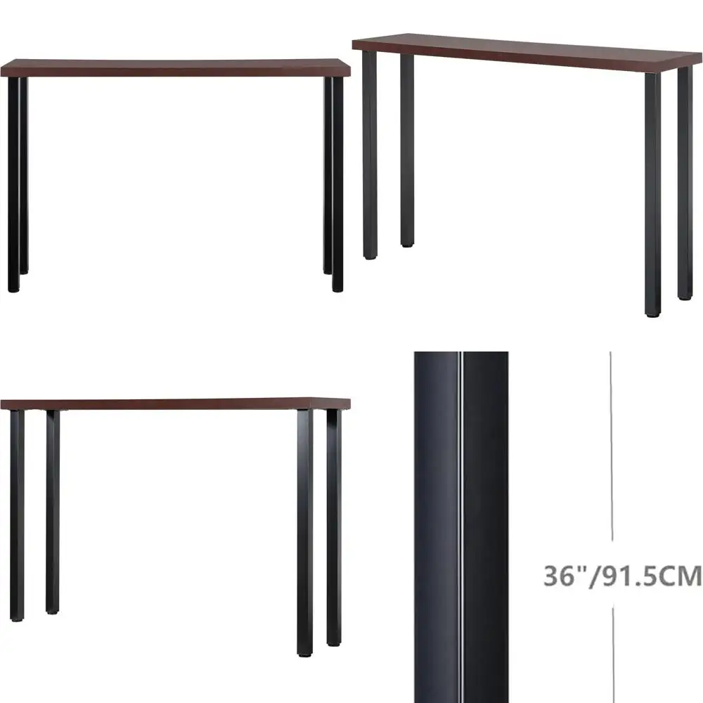 

Set of 4 Heavy-Duty Adjustable 36 Square Table Legs for DIY Desks, Coffee Tables, and Dining Sets with Floor Protectors
