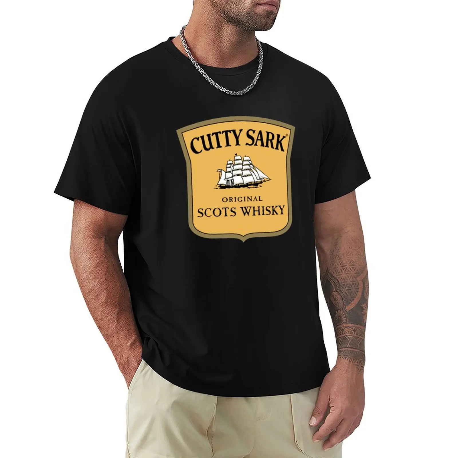 Cutty Sark Whisky Scotch T-Shirt basketball graphic tees Blouse essential t shirt oversizeds men clothes