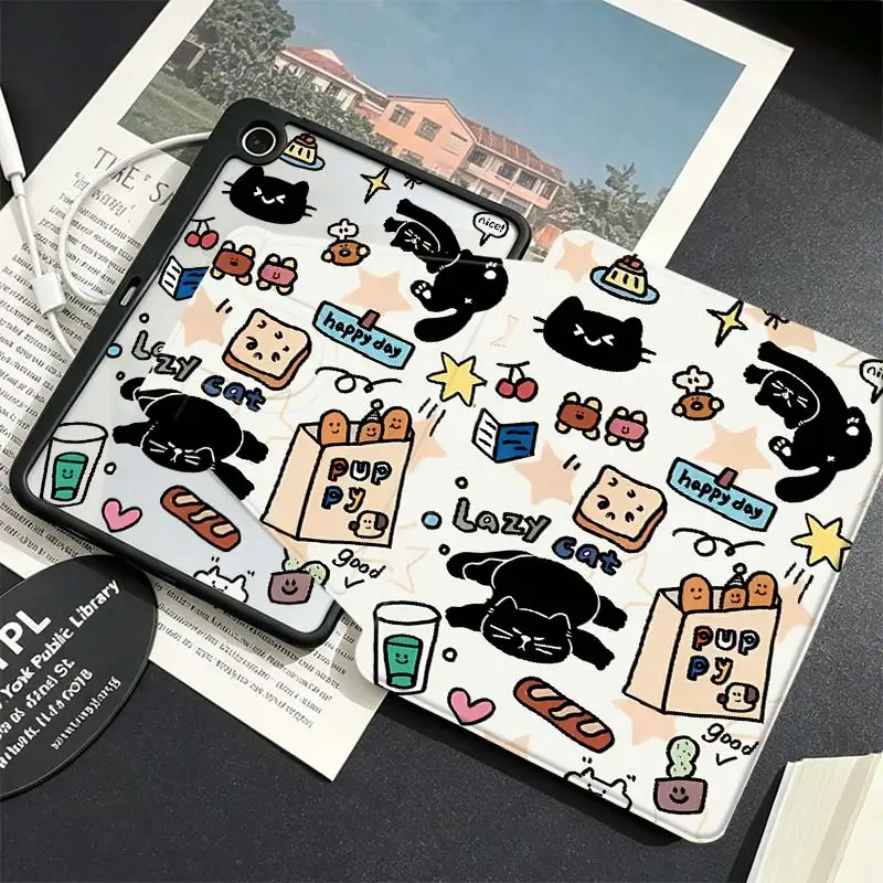 Tri-fold Funda For Samsung S10 S9 12.4 inch Tab A9 8.7