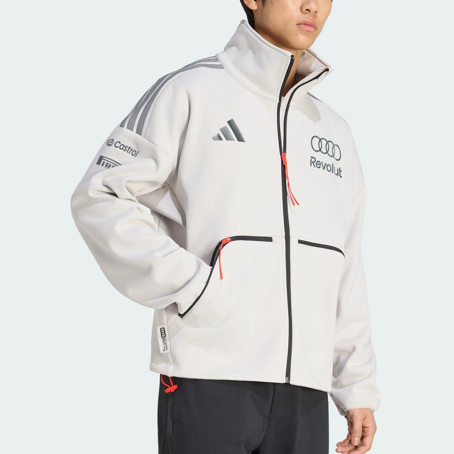 Adidas genuine comfortable men's loose knit sports jacket jacket KE8919