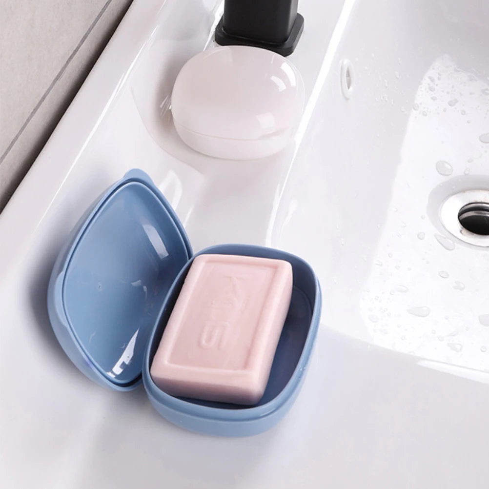 

2 шт. водонепроницаемый портативный дренажный держатель с крышкой, дорожная тарелка для уличного спортзала, держатель для мыла, держатель для мыла, лоток, чехол