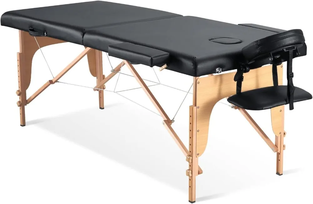 

Portable Massage Table Professional Massage Bed Wide 35 Height Adjustment Lash Bed SPA Facial Bed Tattoo Table