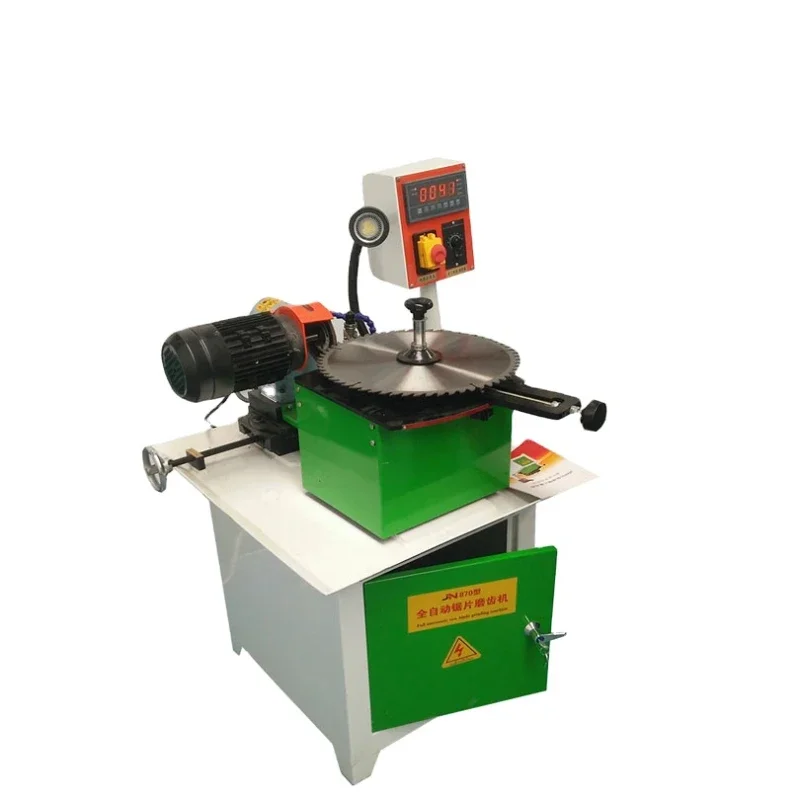 

Automatic circular saw blade sharpener