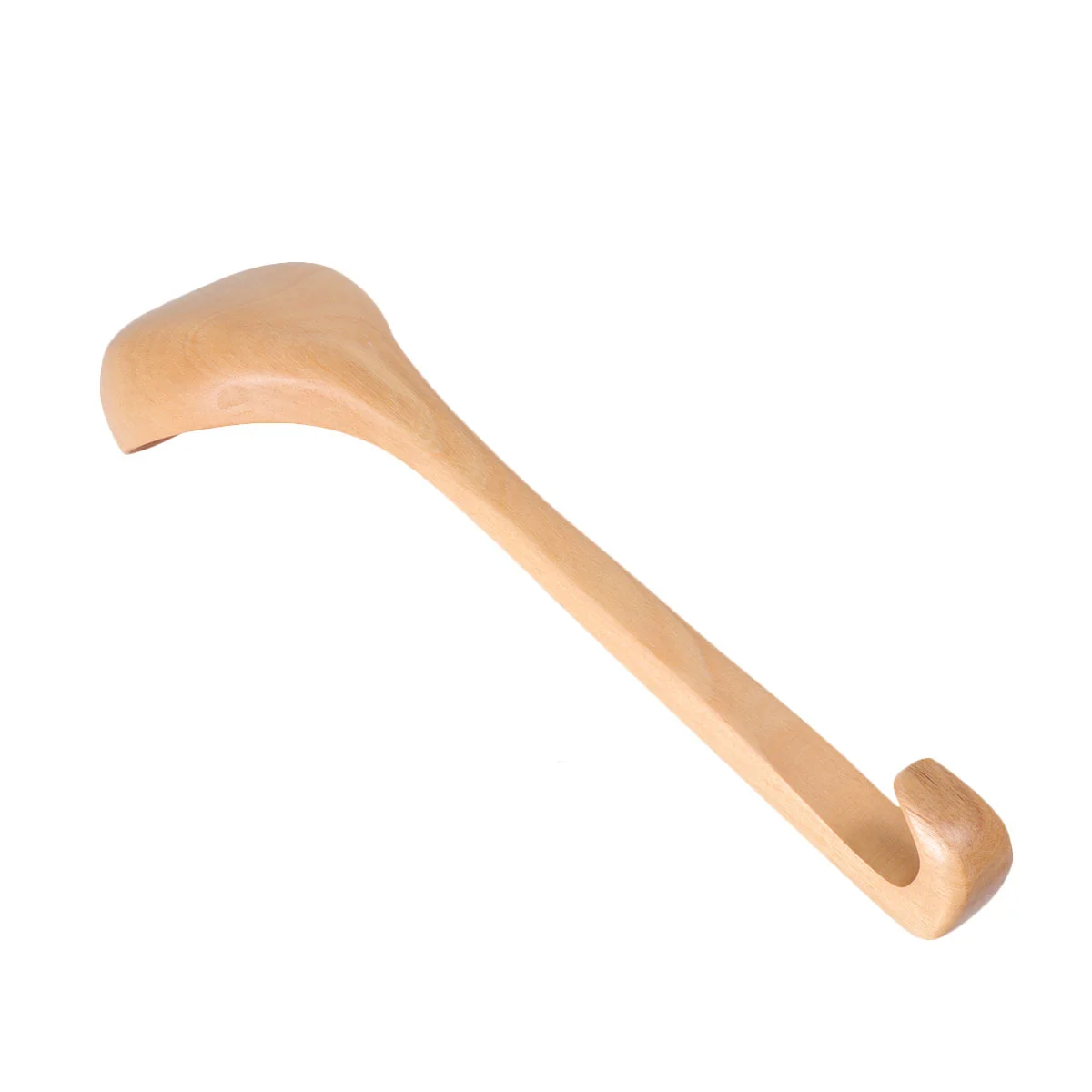 1Pc Wooden Soup Ladle with Hook Retro Tableware Delicate Kitchen Utensil wooden spoon wooden tableware