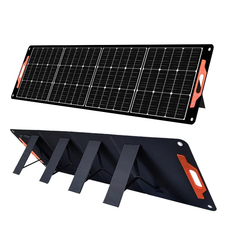 ETFE Encapsulated 200W Foldable Monocrystalline Solar Panel For Outdoor