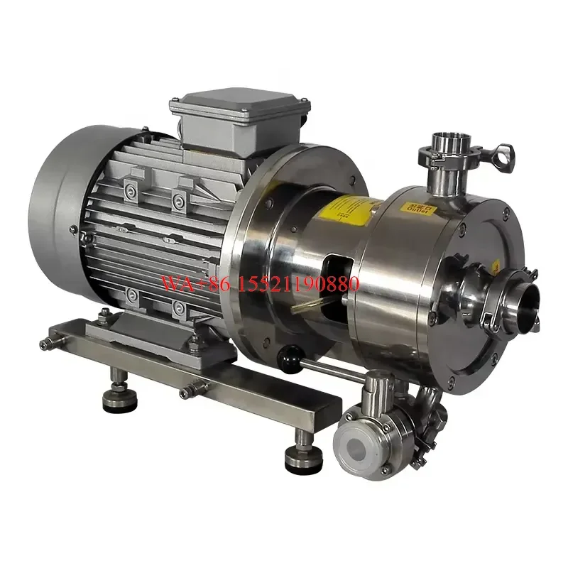WMWMNU Sanitary 3 Stage High Shear In Line Pump for Industrial Mixing and Emulsifying Applications